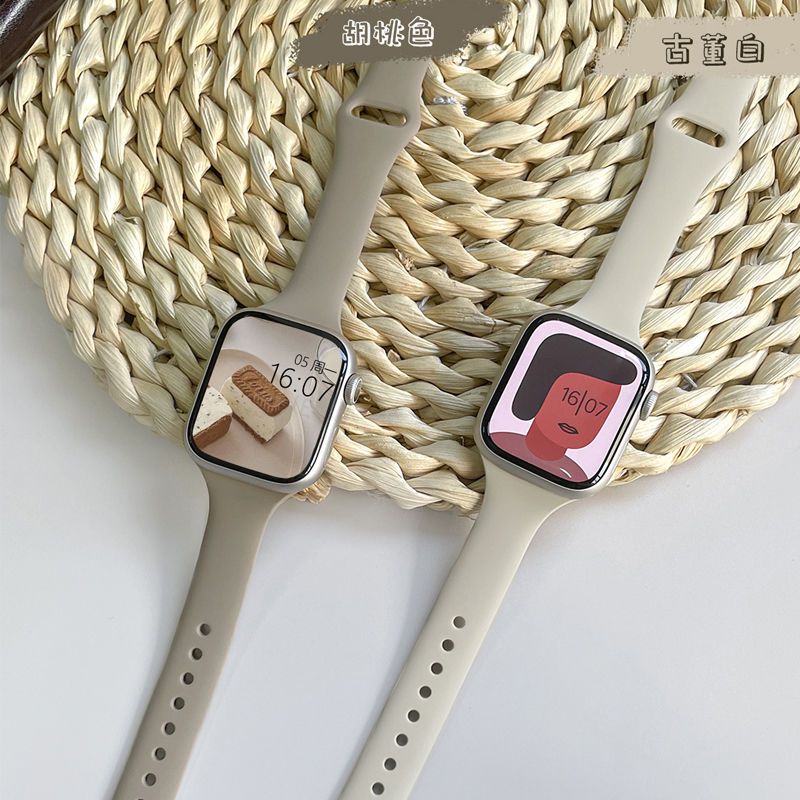Apple watch苹果手表表带iwatch8/se/7/6/5运动硅胶手表配45/41