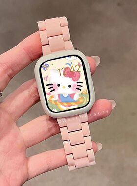 星光糖果树脂华强北s10手表带s98新款苹果AppleiWatchS11男女适用