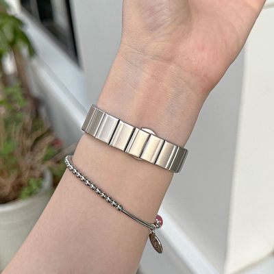 高级感苹果iwatchS98手表s10华强北s11表带金属不锈钢男女夏适用