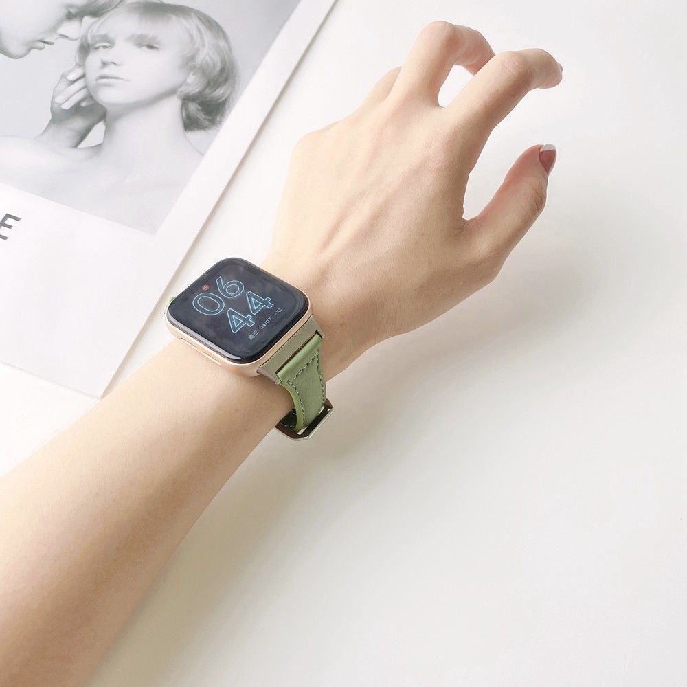 OPPOWatchX/X2mini表带4pro真皮质小蛮腰适用OPPOWatch3pro腕带se