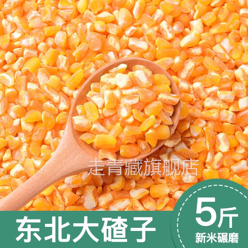 2025年新东北玉米碴大粒脱皮新鲜细糁碎渣正宗笨粘糯芸豆大碴子粥