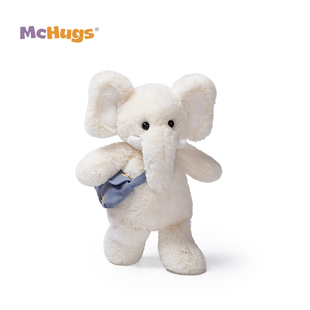 McHugs上学星星包大象毛绒玩偶睡觉抱枕娃娃公仔玩具可爱生日礼物