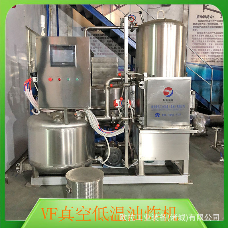 小作坊小型低温油炸机南瓜脆加工设备西蓝花脆真空低温油炸设备