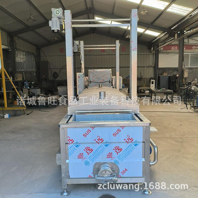 笋片漂烫线自动提升 蔬菜深加工漂烫预煮锅 白菜丝杀青漂烫线