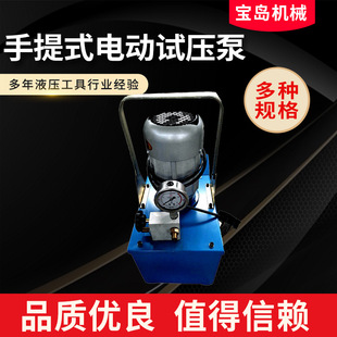 6.3便携式 2.5 阀门管道试压泵打压机 电动试压泵3DSY 手提式