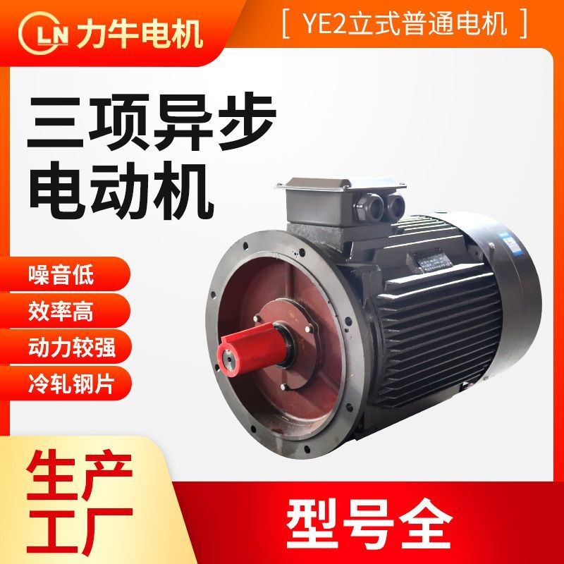 现货立式卧式三相异步电动机 380V纯铜线交流电机YE2-132M1-6-4