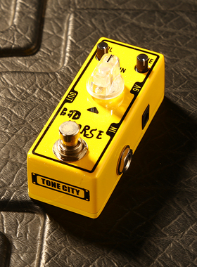 TONE CITY® Bad Horse 纯模拟传奇过载 迷你单块效果器