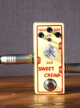 TONE CITY®Sweet Cream 超丝滑透明过载单块效果器-纯模拟