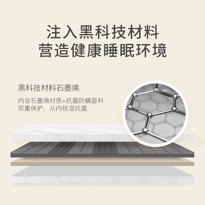 亚朵星球五区舒压垫可折叠护脊舒适薄垫床垫软垫家用宿舍榻榻米