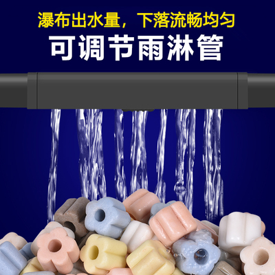 鱼缸上置过滤盒子干湿分离过滤槽水族箱顶部循环过滤盒上滤滴流盒