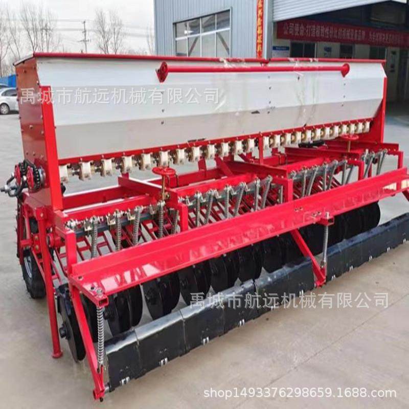 三点悬挂式24行小麦播种机 青稞大麦燕麦荞麦播种施肥一体机厂家