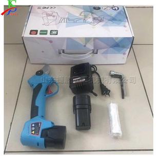 充电式手持树枝修剪机 苹果数葡萄枝电动剪刀 园林绿化植物剪切器