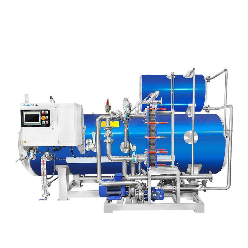 全自动学生营养餐杀菌锅即食鲍鱼杀菌锅即食海参喷淋式杀菌釜厂