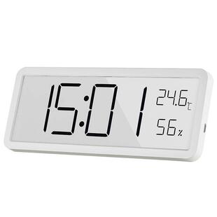 休闲大屏幕数字时钟静音桌面液晶挂钟客厅可以站立和悬挂创意温度
