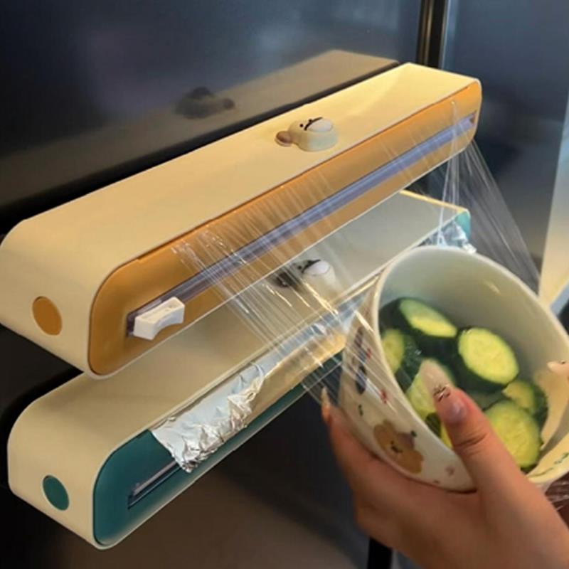 【新家的100个快递】一次性保鲜膜切割器磁吸冰箱磁吸食品级家用