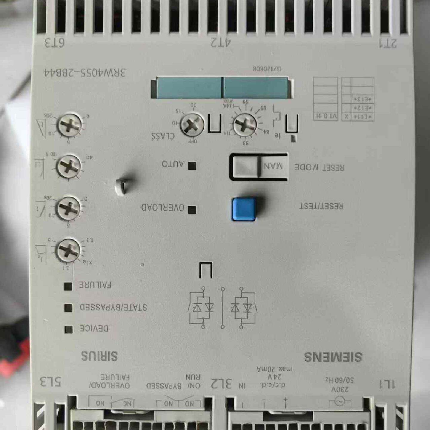 议价--西门子软启动器3RW4055-6BB44，现货3台，99新。