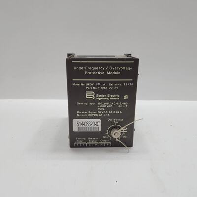 Basler Ufov 260A Under Frecuencia  contra Subidas Protector