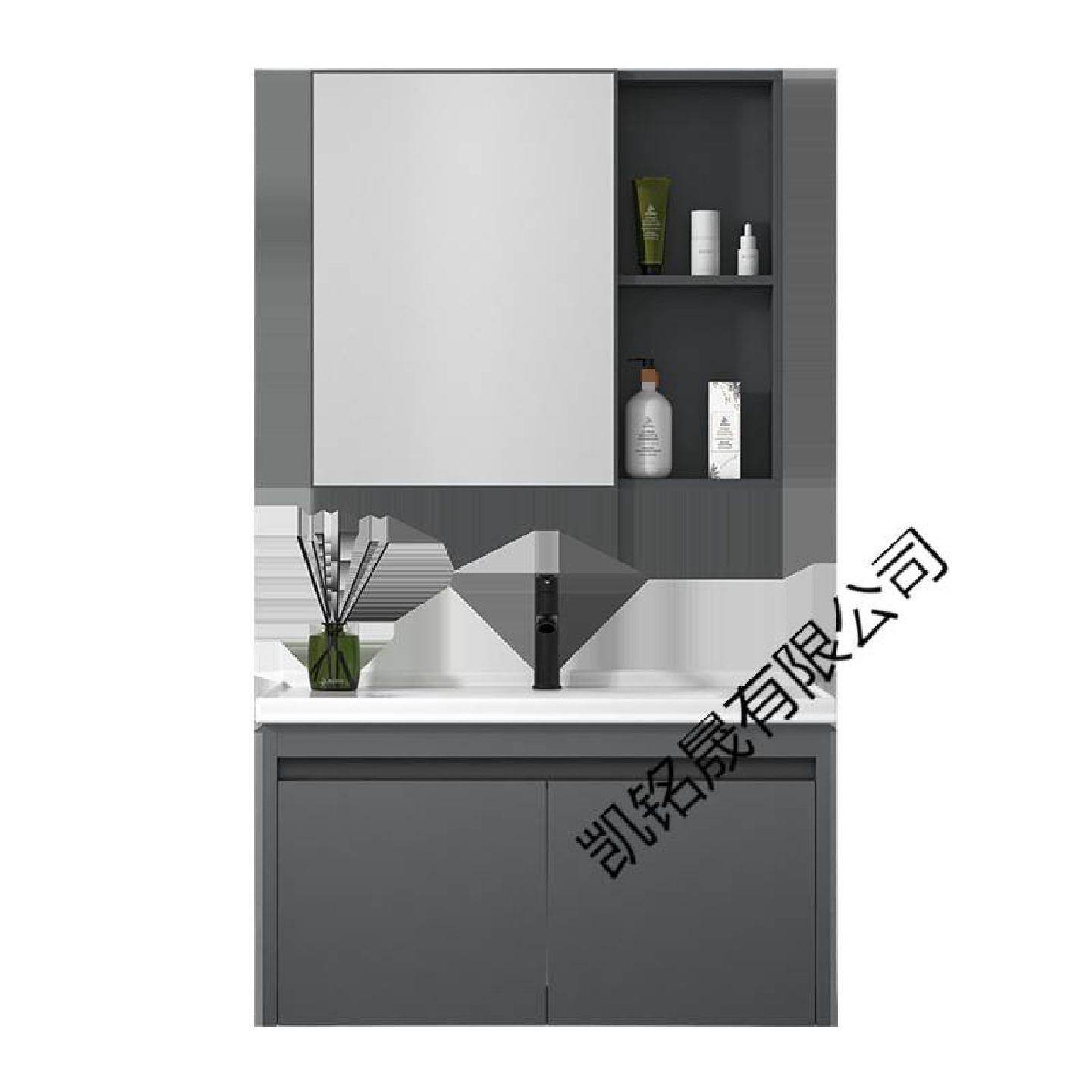 加厚太空蜂窝铝浴室柜组合卫生间阳台一体洗漱台陶瓷洗脸盆柜组合