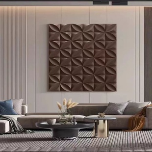 PU水泥砖构3D几何构件砖立体轻质文化石背景墙外墙砖构建砖隔断