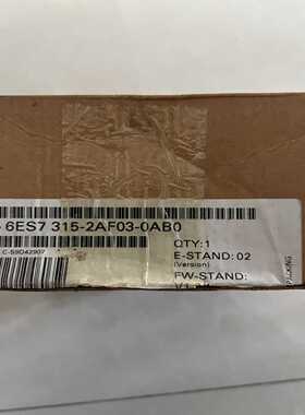 6ES7315-2AF03-0AB06E【询价】