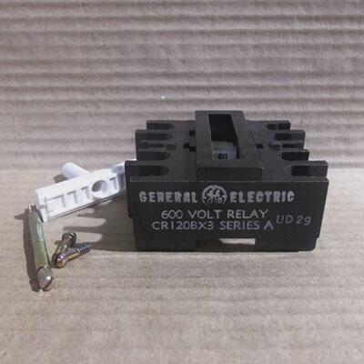 New General Electric CR120BX3 Series A First Adder Block Ind