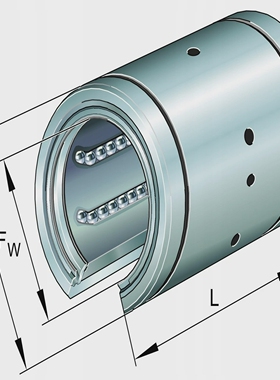 INAKBO20-PP-ASOpenLinearBallBearing20x32x45mmDouble