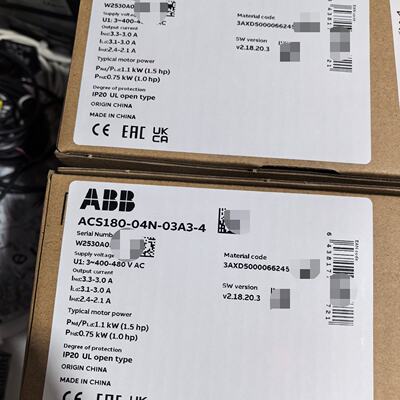 议价Abb Inverter Acs18004N03A34适用