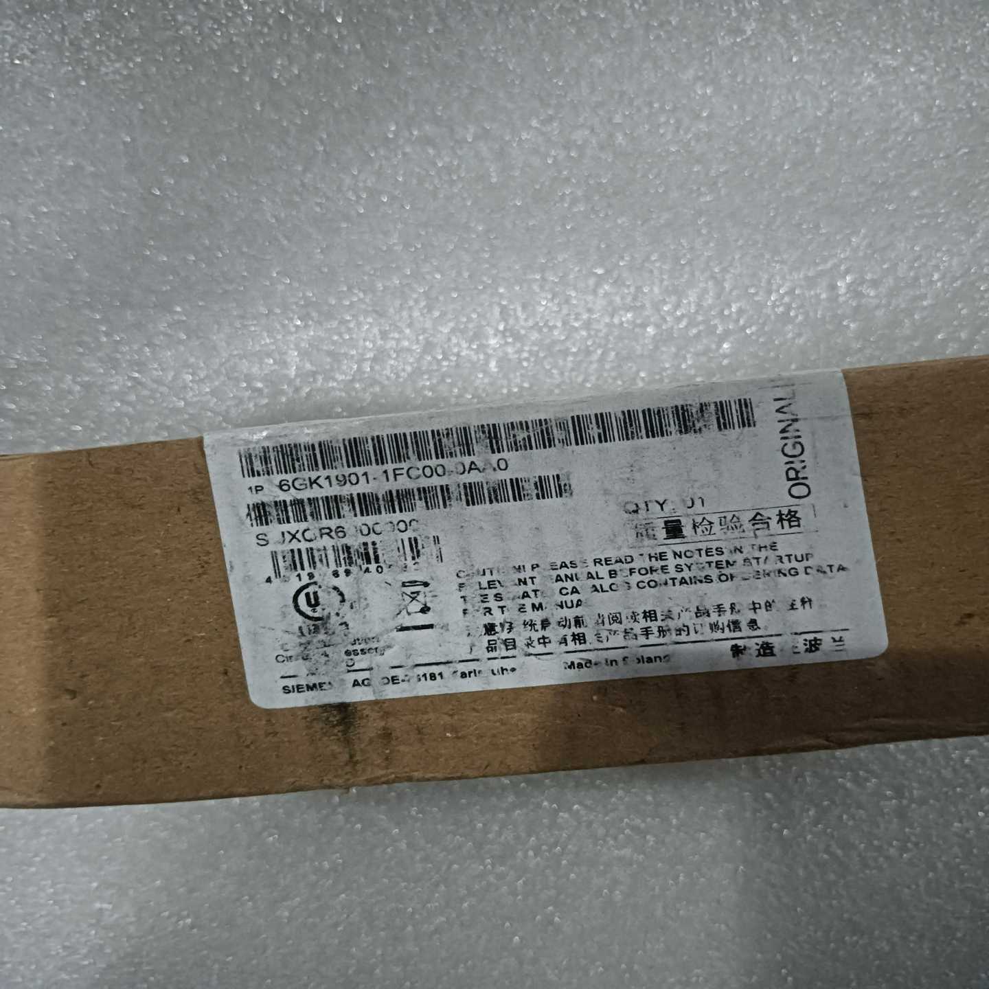 GK1901-1FC00-0AA0，未拆封询价