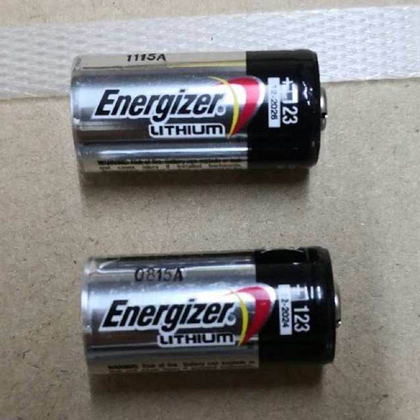 议价美国劲量Energize 123 3v 锂电池相机仪器夜视仪手电筒CR123A