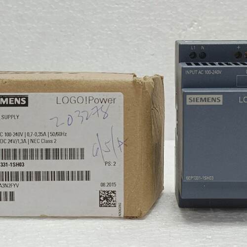 SIEMENS 6EP13311SH03 LOGOPower 24V 1.3A Stabilized power Sup
