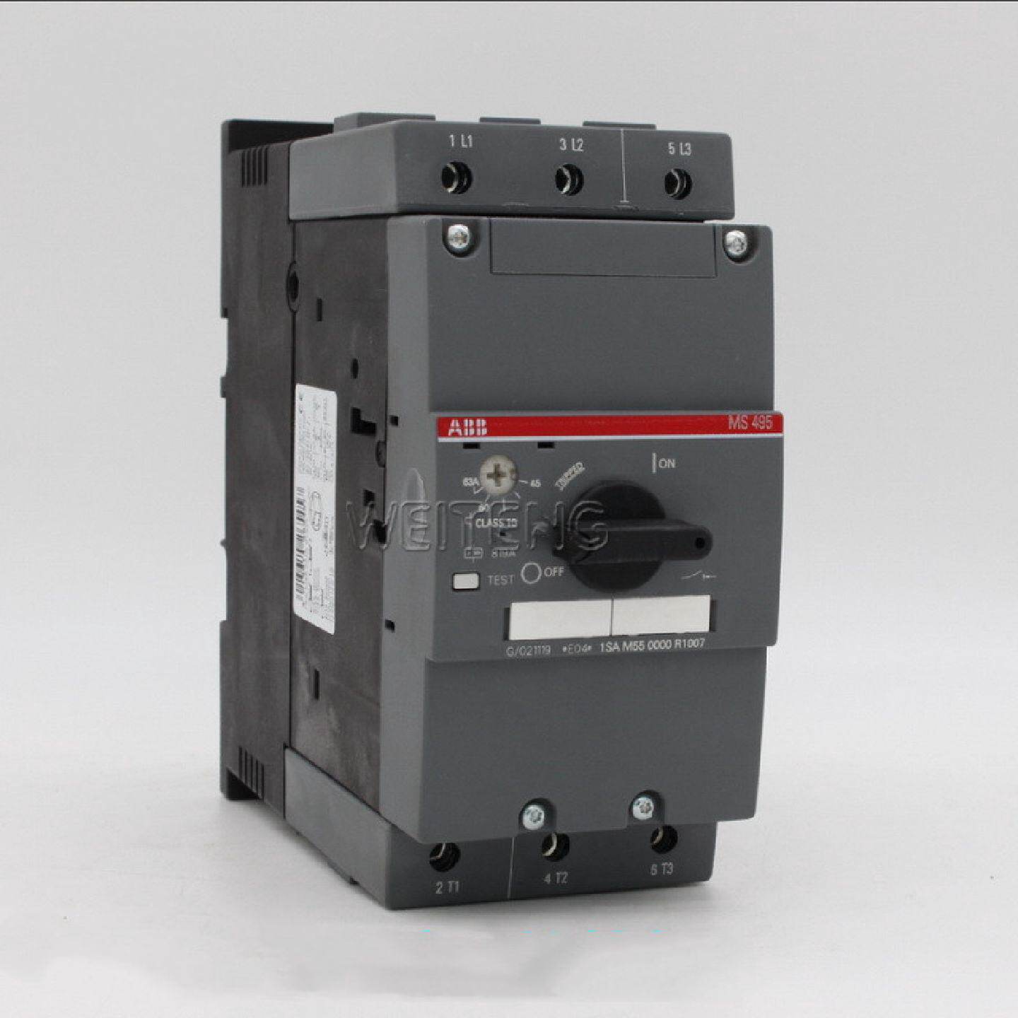 供应9年老店 ABB电动机起动器 MS495-63 75 90马