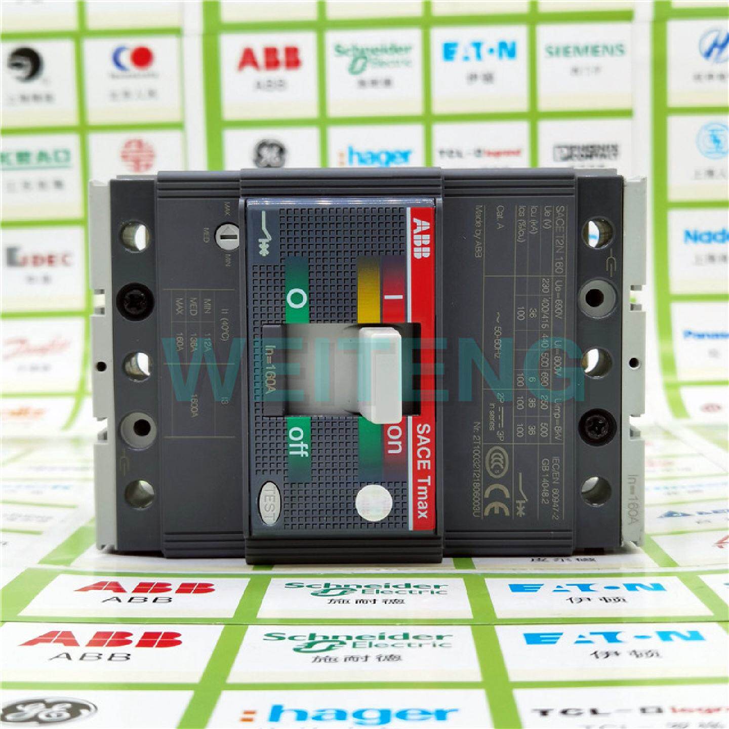供应9年老店 ABB空气开关 T2N160 T2S160塑壳断路