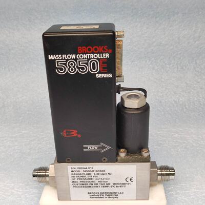 议价美国BROOKS 气体质量流量计 5850E/B1A1B4B 0-30slpm N2 原装