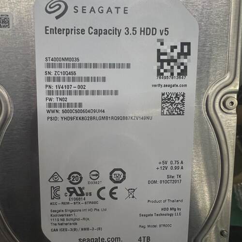 希捷4TB企业级硬盘ST4000NM0035-询价