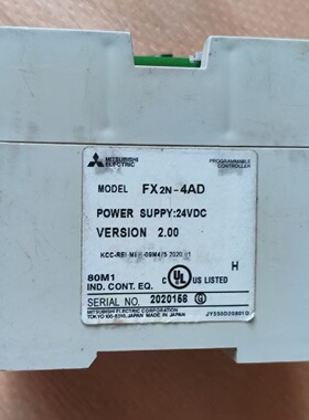 FX2N4AD三菱PLC模块功能正常未使用无包装实物-议价