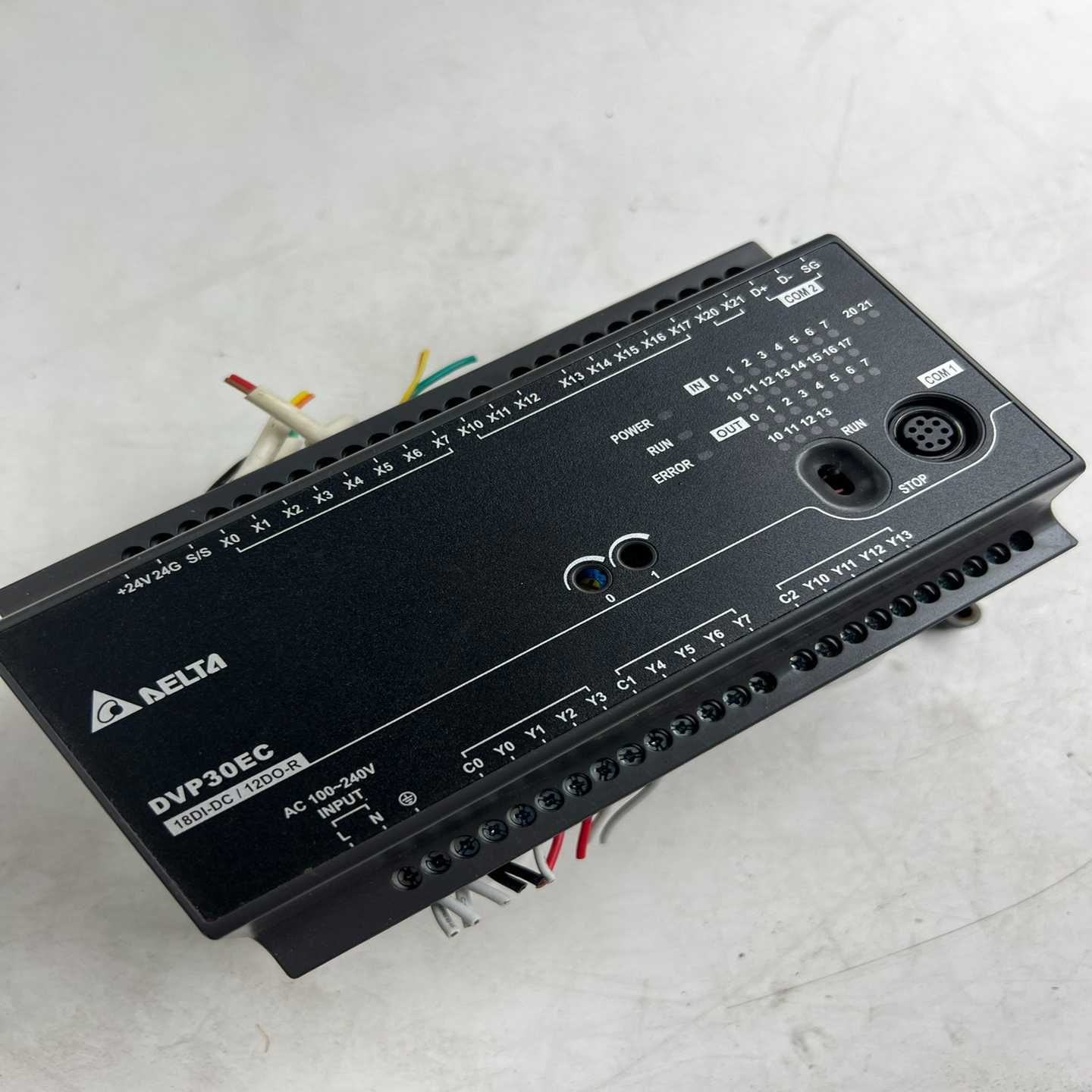 【请询价】DVP30EC00R3台达PLC二手拆机图片就是实物成色