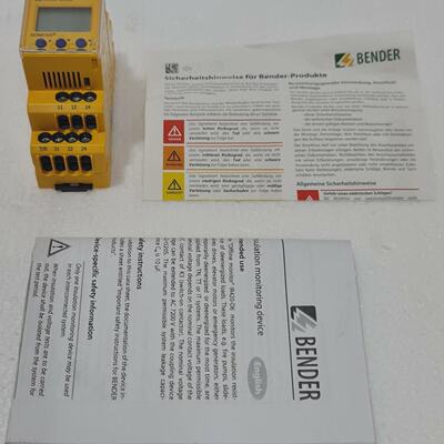 Dispositivo De Monitoreo De Aislamiento BENDER IR420D62 PN B