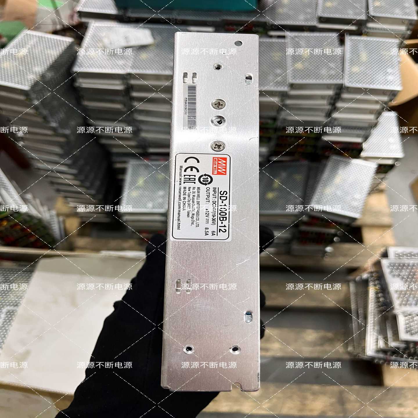 议价明纬直流转直流开关电源SD-100B-1224V转12V