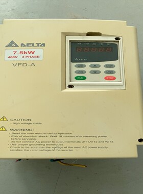 【请询价】VFD075A43B拆机台达系列变频器 380V 75KW