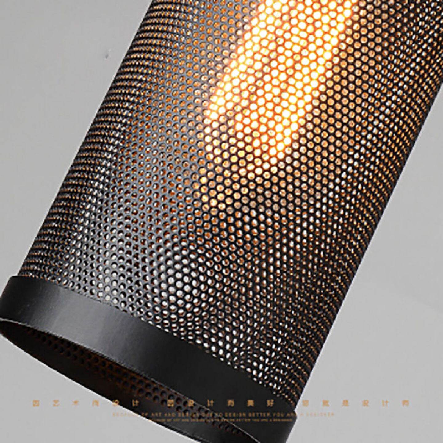 创意个性铁艺复古吊灯酒店咖啡馆网咖吧台美式乡村烟囱吊灯