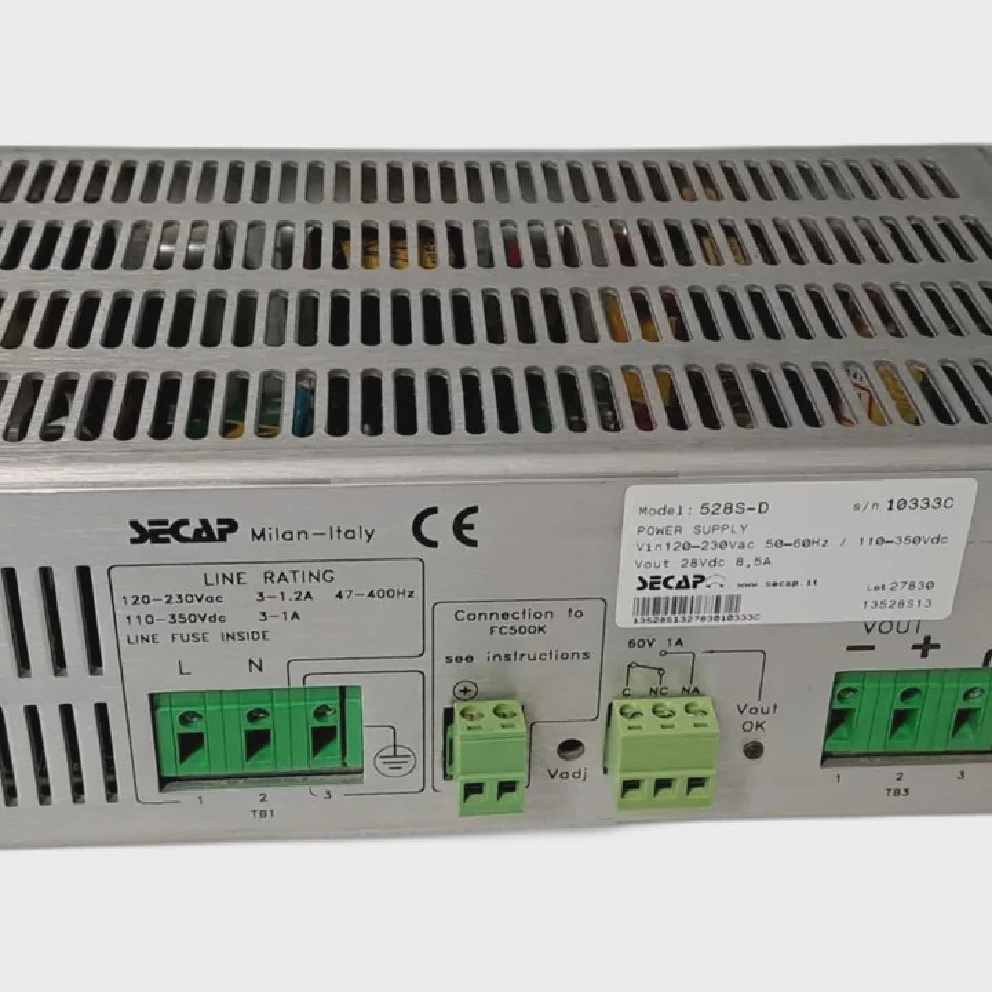 528SD  SECAP  528SD  Alimentazione A Dchirage Used - 实物图