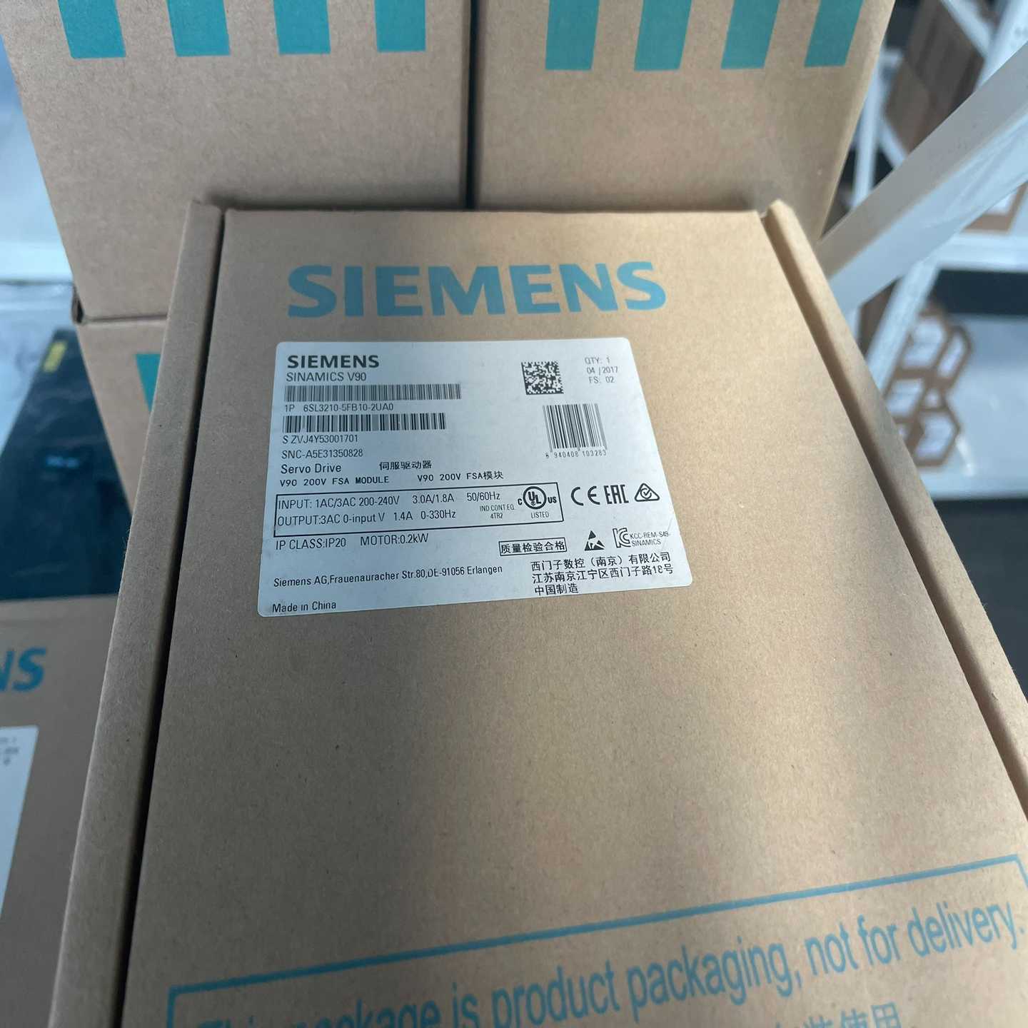 6SL3210-5FB10-2UA0V90驱动器0.2询价