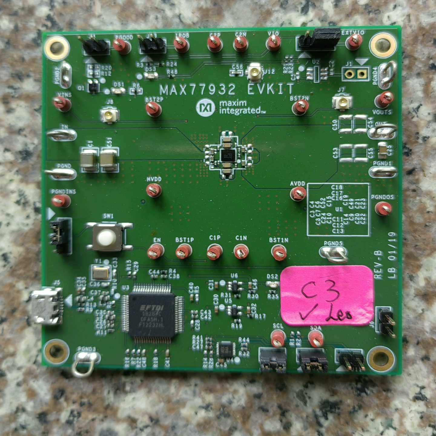 美信MAX77932EVKIT开发板。拆机货售后不退不换不包--议价商品