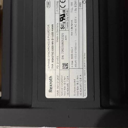 溢价-力士乐电机MSK076C0300NNS1UG0N
