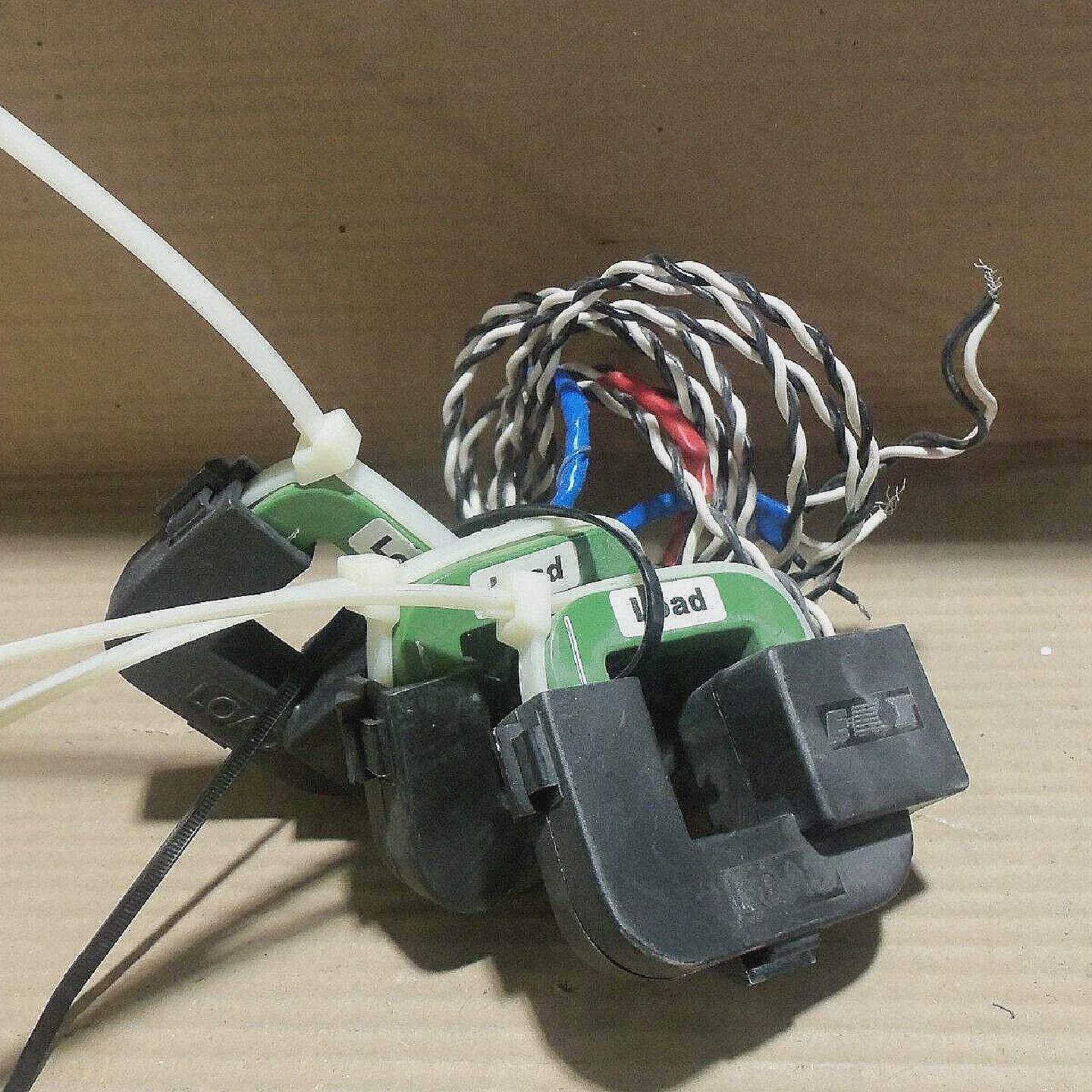 Lot of 3 EMon DMon E10010 100Amp Split Croe Current Sensor T