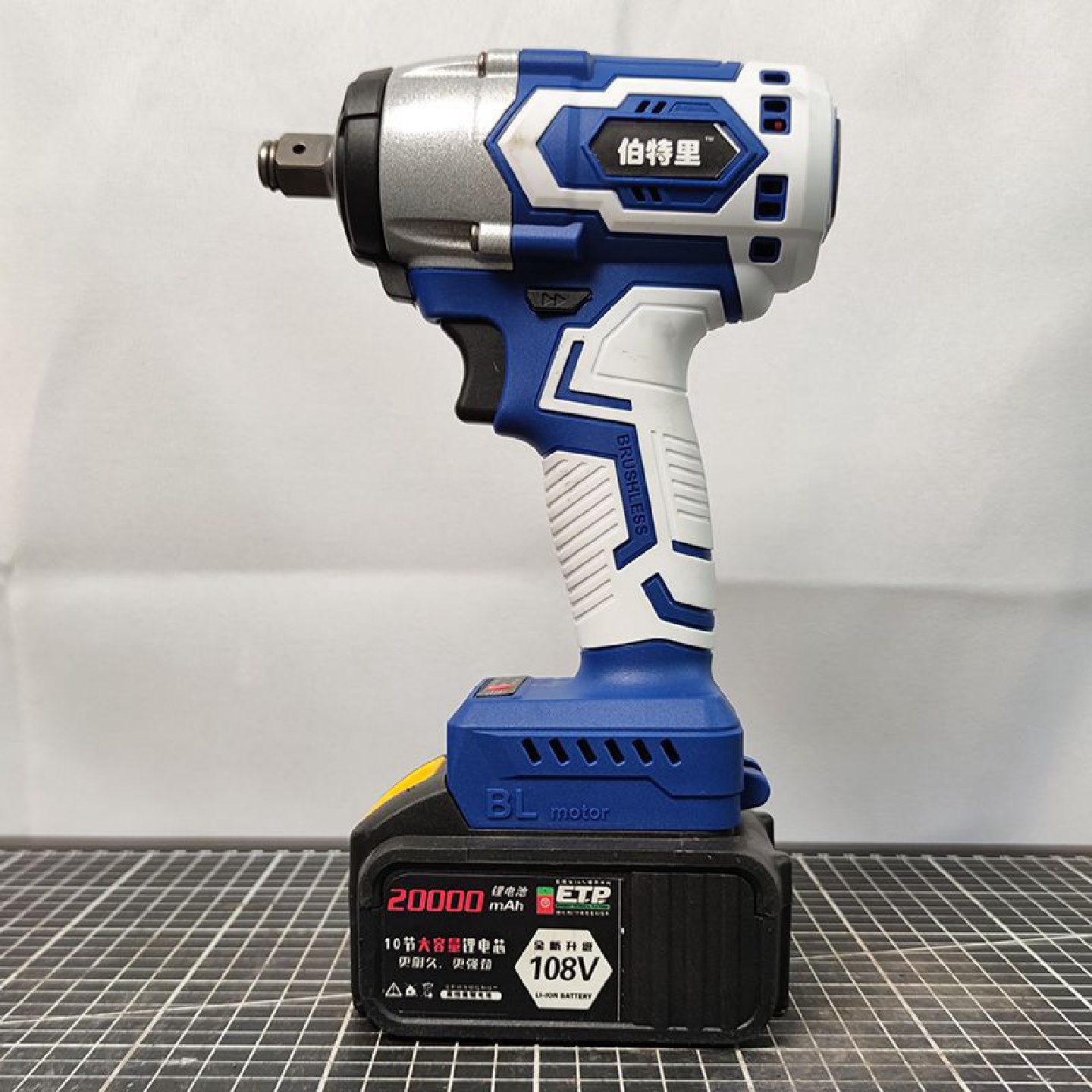 无刷电动扳手大扭力锂电冲击扳手架子工木工汽修套筒充电电动风炮