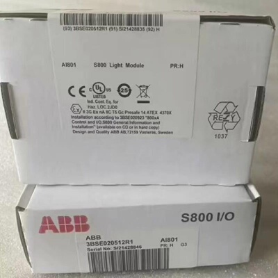议价ABB AI801全新原装 ABB模拟量输入模块AI801 3BSE020512R1 现