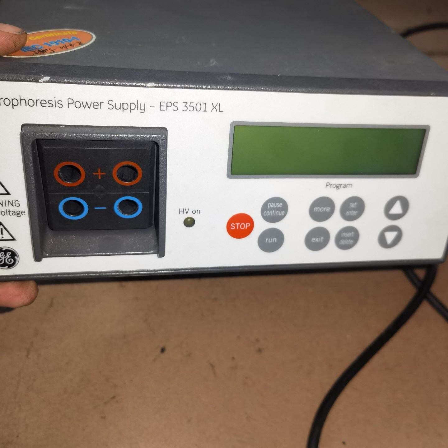 议价美国GE出品的电泳仪电源EPS3501XL没怎么用实物拍可维修