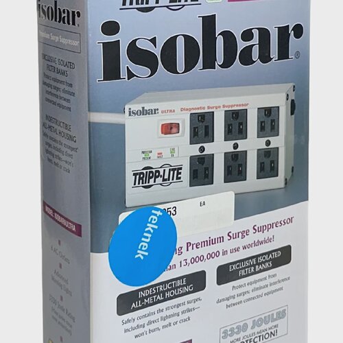 TRIPPLITE ISOBAR6ULTRA PREMIUM SURGE PROTECTOR 6 AC OUTLETS