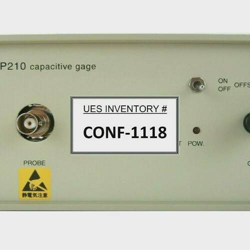JEOL P210X4 Capacitive Gage Controller ASP10PCR WS51020 JWS7